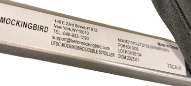 Shop Mockingbird Single to Double 2.0 Stroller, 2025, Black, Silver With Penny Leather, Watercolor Drops at GoodBuy Gear