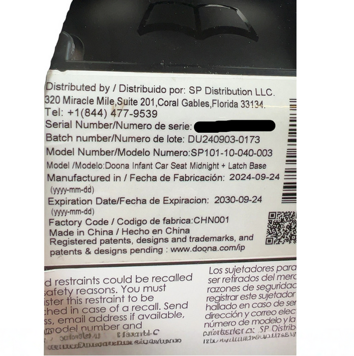 Shop Doona Infant Car Seat & Stroller (Midnight Edition), 2024 at GoodBuy Gear