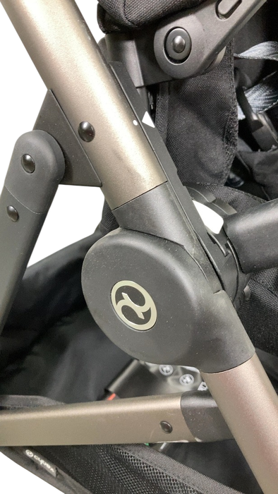 Shop Cybex Gazelle S Modular Stroller, 2023, Moon Black, Taupe Frame at GoodBuy Gear