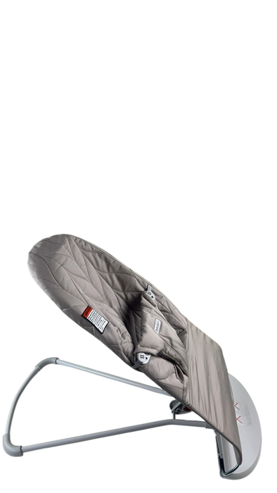 Shop BabyBjorn Bouncer Bliss, Light Gray Frame, Sand Gray Cotton Petal Quilt at GoodBuy Gear