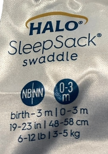 Shop Halo SleepSack Swaddle, Blue Safari Animals, Newborn at GoodBuy Gear