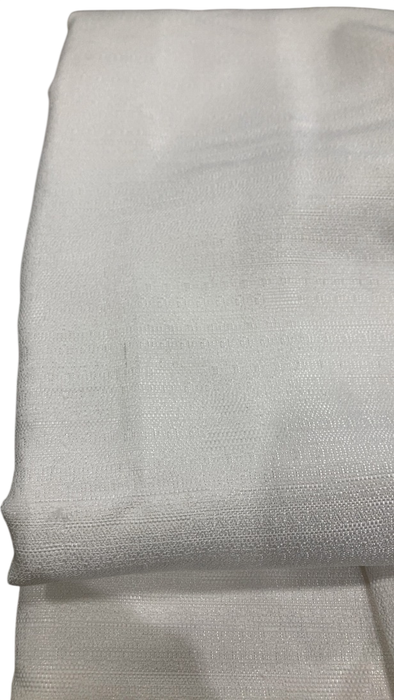 Shop Ricardo Trading Grasscloth Window Panel Curtains, 54"W x 54"L, Wand, White at GoodBuy Gear