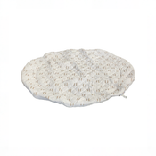 Shop Poppyseed Play Linen Round Mat, Neutral Line at GoodBuy Gear
