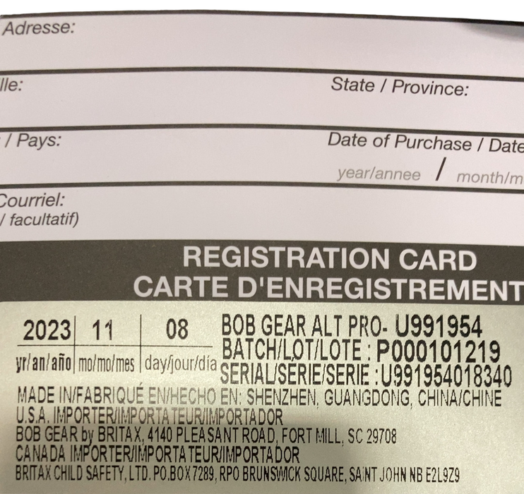 Shop BOB Alterrain Pro Jogging Stroller, Black, 2023 at GoodBuy Gear
