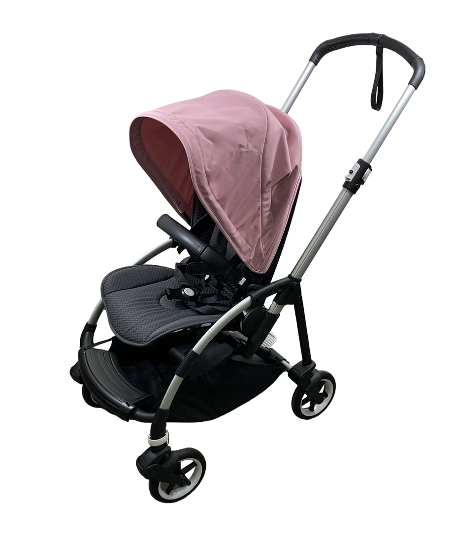 Bugaboo Bee 6 Stroller, Soft Pink, Black, Aluminum, 2022