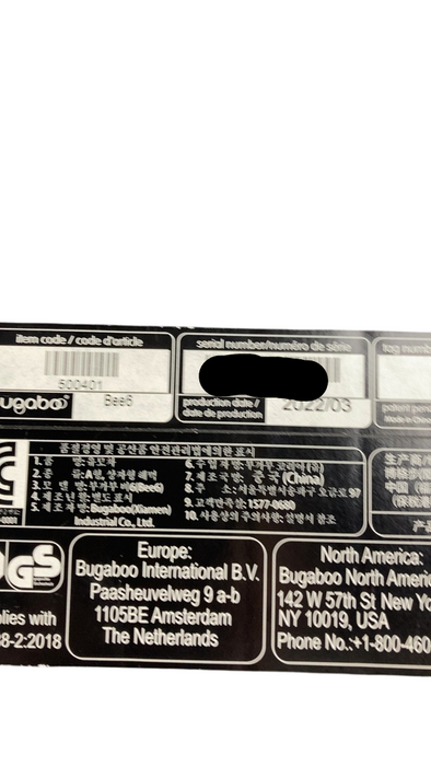 Shop Bugaboo Bee 6 Complete Bassinet, Black at GoodBuy Gear