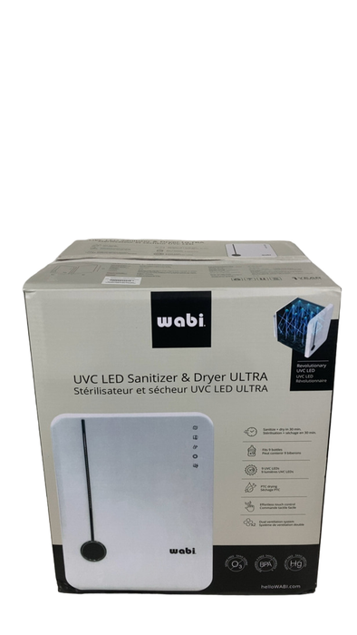Shop Wabi UVC LED Sanitizer & Dryer Ultra, White/Gunmetal Trim at GoodBuy Gear