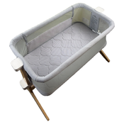 Shop Newton Bassinet And Bedside Sleeper, Grey/Birch at GoodBuy Gear