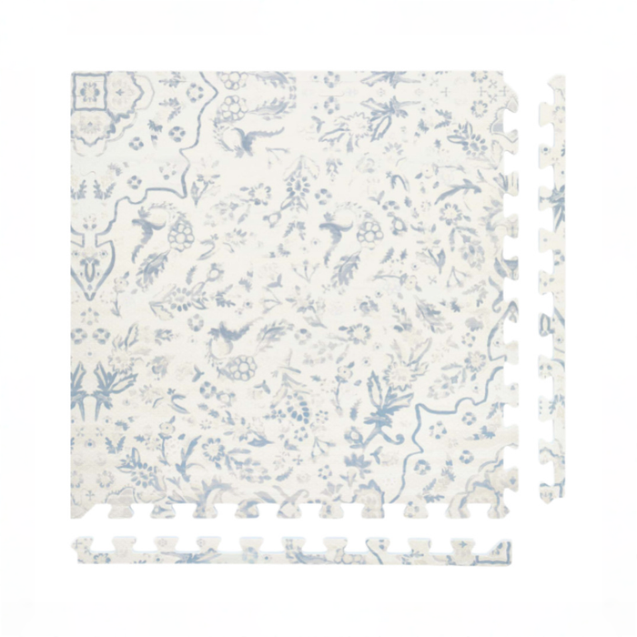 Shop House of Noa Little Nomad Play Mat, 4x8, Delft blue, Emile at GoodBuy Gear