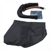 Shop Mockingbird Single to Double 3.0 Stroller, 2025, Charcoal with Penny Leather, Solid Black at GoodBuy Gear