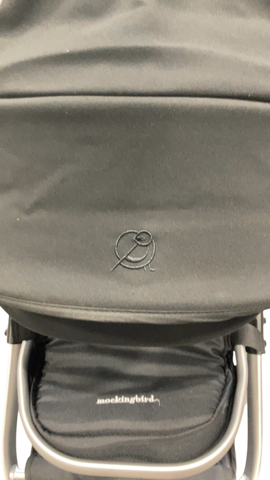 Shop Mockingbird Single to Double 2.0 Stroller, Black, Watercolor Drops, Silver With Penny Leather, 2025 at GoodBuy Gear