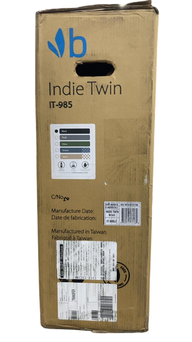 Shop Bumbleride Indie Twin Stroller, Black, 2025 at GoodBuy Gear