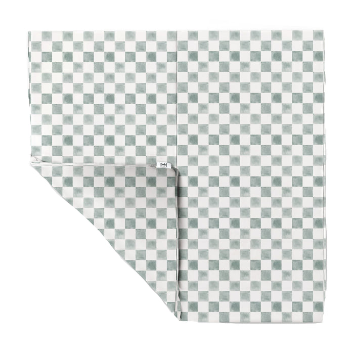 Shop Toki Kids Vegan Leather Cover, Checker Matcha, Standard at GoodBuy Gear