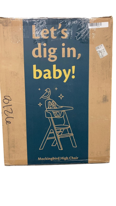 Shop Mockingbird High Chair, Natural Beech, White at GoodBuy Gear