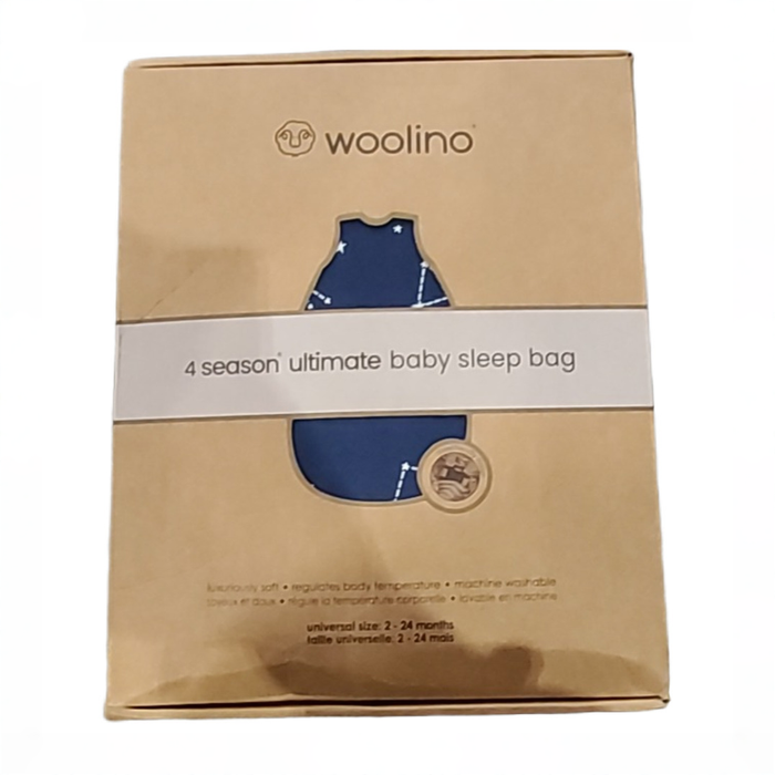 Shop Woolino 4 Seasons Ultimate Sleep Bag, 2-24 months, Night Sky at GoodBuy Gear