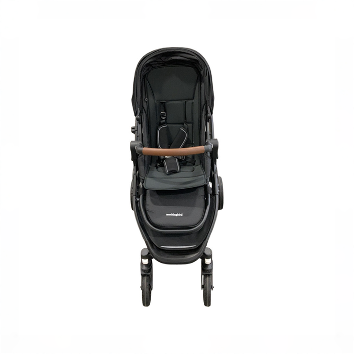 Shop Mockingbird Single 3.0 Stroller, 2025, Black Windowpane, Charcoal with Penny Leather at GoodBuy Gear