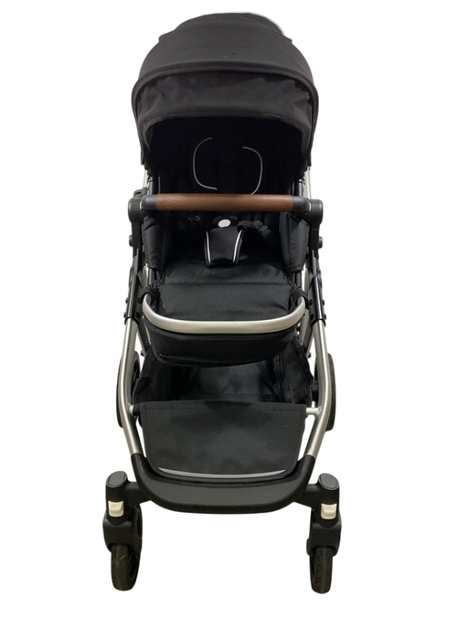 Shop Mockingbird Single to Double 2.0 Stroller, 2024, Black, Silver With Penny Leather, Windowpane at GoodBuy Gear
