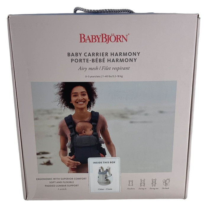 Shop BabyBjorn Baby Carrier Harmony, 3D Mesh, Cream at GoodBuy Gear