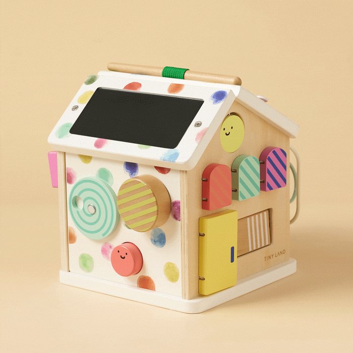 Tiny Land Cottage Activity Cube, Rainbow