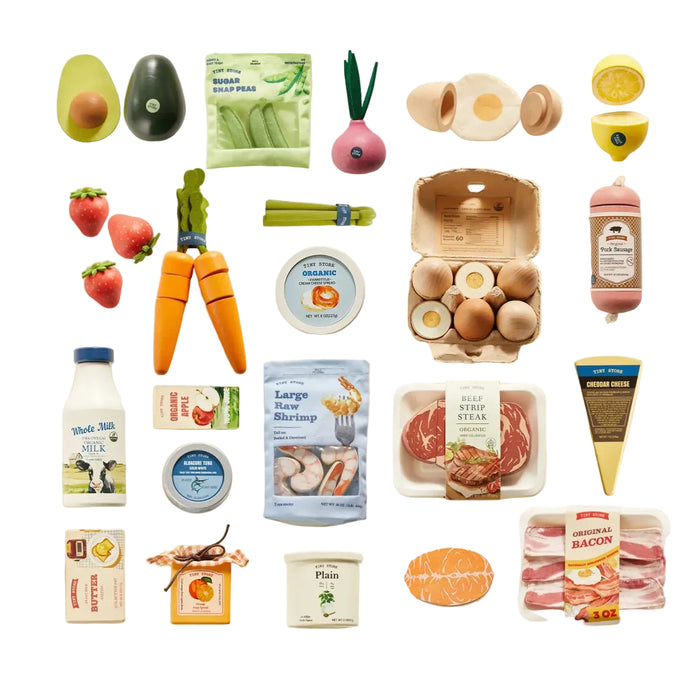 Tiny Land Organic Play Food Collection, Wooden