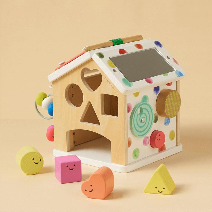 Tiny Land Cottage Activity Cube, Rainbow