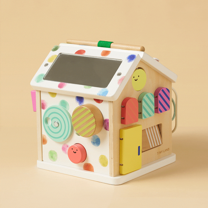 Tiny Land Cottage Activity Cube, Rainbow