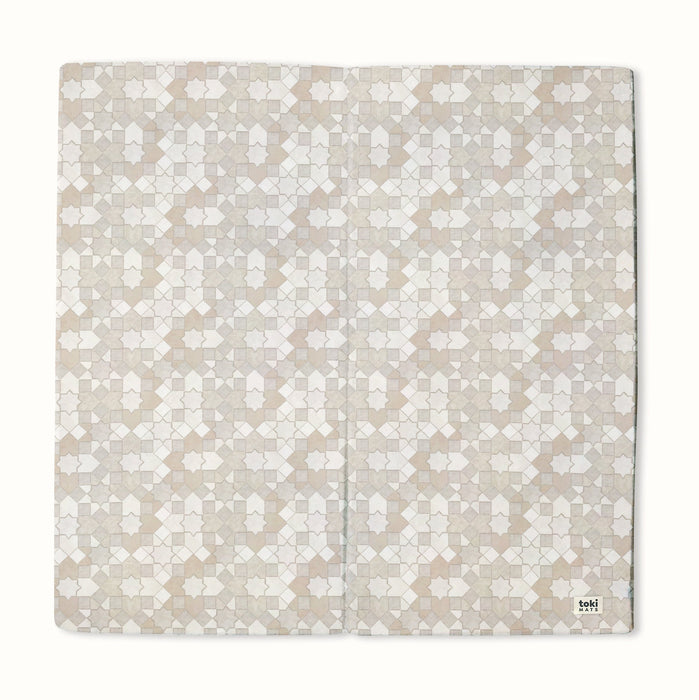 Toki Mats Padded Play Mat, Grey Mosaic Mat, Multiple Sizes