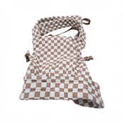 Shop Mabē The Monarch Carrier, Mocha Check at GoodBuy Gear