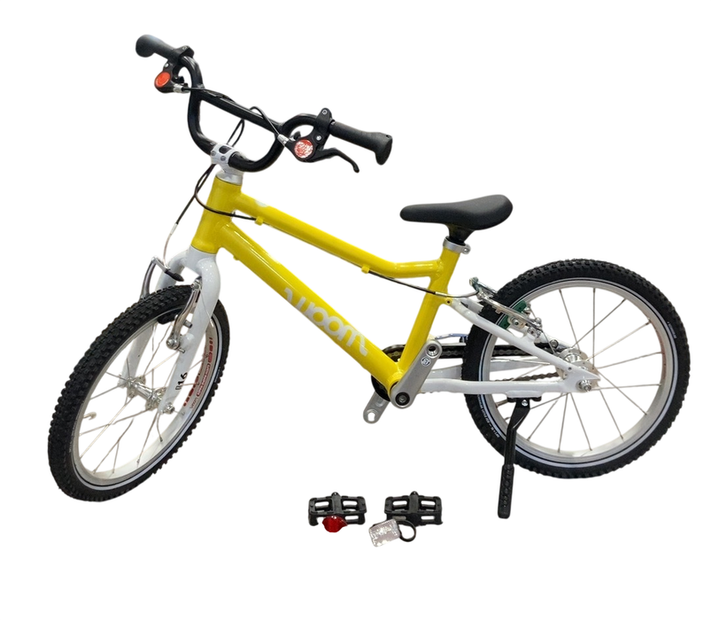 Shop Woom GO 3 Bike "16, Base Model, Vibrant yellow at GoodBuy Gear