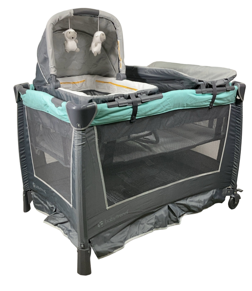 baby trend pack n play Baby Trend Retreat Nursery Center Playard, Hint of Mint