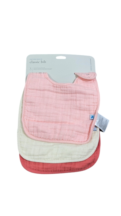 Shop Little Unicorn Cotton Muslin Classic Bib (3 Pack), Rose Petal at GoodBuy Gear