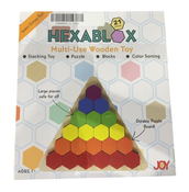 Shop Joy2b Hexablox, 21 Piece Set, ROYGBV at GoodBuy Gear