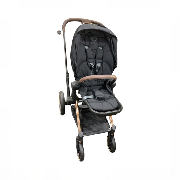 Shop Cybex PRIAM4 Stroller, 2025, Rose Gold, Sepia Black at GoodBuy Gear