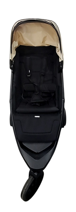 Shop Thule Spring Stroller, 2024, Black, Soft Beige at GoodBuy Gear