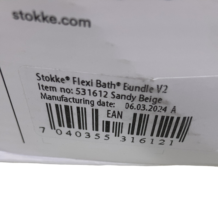 Shop Stokke Flexi Bath Bundle Pack, Regular, Sandy Beige at GoodBuy Gear