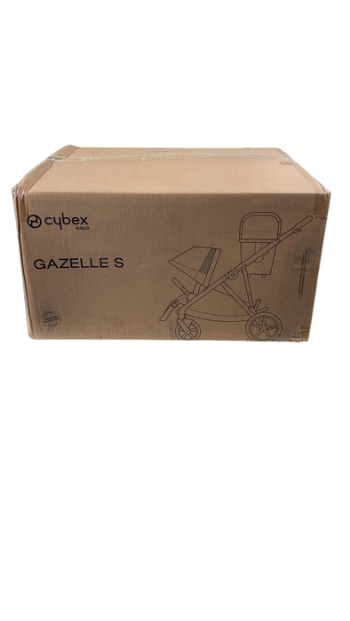 Shop Cybex Gazelle S Modular Stroller, 2023, Moon Black, Silver Frame at GoodBuy Gear