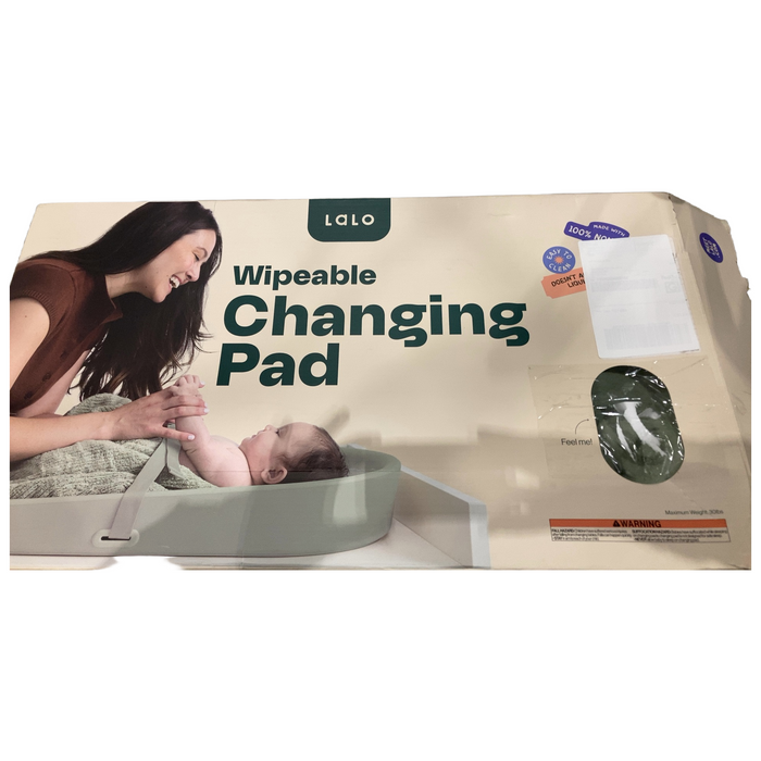 Shop Lalo Wipeable Changing Pad, Sage at GoodBuy Gear