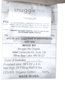 Shop Snuggle Me Organic Sensory Toddler Lounger, Birch at GoodBuy Gear