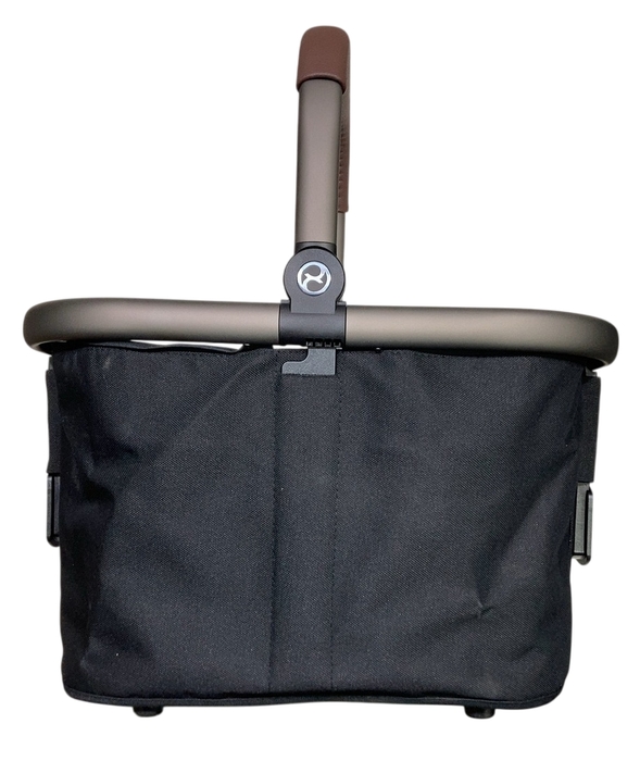Shop Cybex Gazelle S Stroller Basket, Moon Black, Taupe at GoodBuy Gear