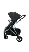 Shop Mockingbird Single 2.0 Stroller, 2024, Black, Silver With Black Leather, Watercolor Drops at GoodBuy Gear