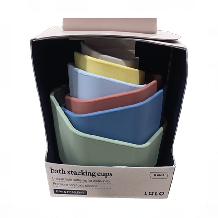 Shop Lalo Stacking Cups, Sage Multi at GoodBuy Gear