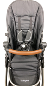 Shop Mockingbird Single to Double 2.0 Stroller, 2024, No Canopy, No Canopy, Silver With Penny Leather at GoodBuy Gear