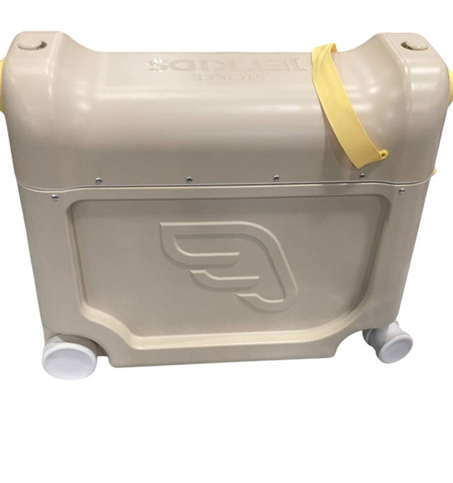 Shop Stokke JetKids BedBox + Crew Backpack Travel Bundle, Moonglow White at GoodBuy Gear