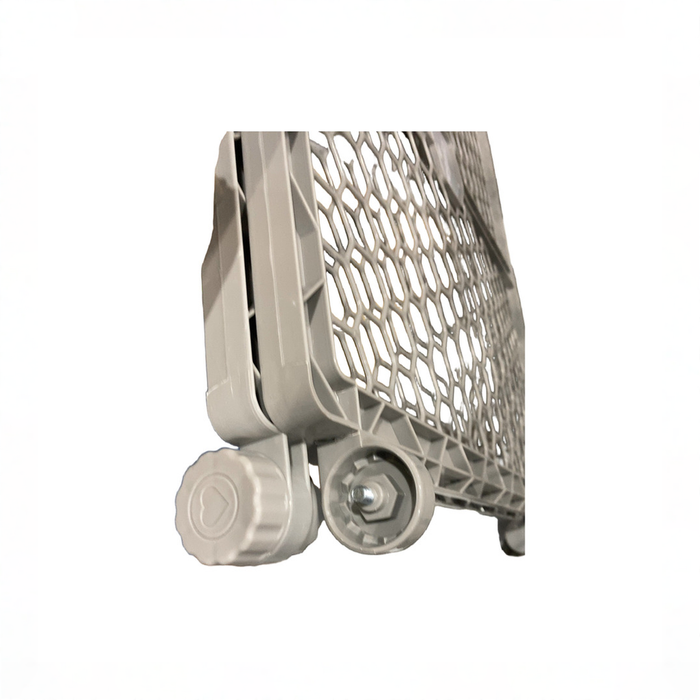 Shop Regalo 2-in-1 Plastic Play Yard and Safety Gate, Gray at GoodBuy Gear