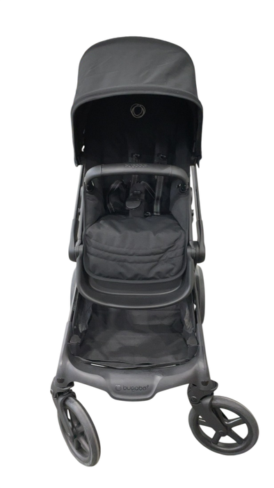 Shop Bugaboo Kangaroo Single To Double Stroller, 2025, Black, Midnight Black, Midnight Black at GoodBuy Gear