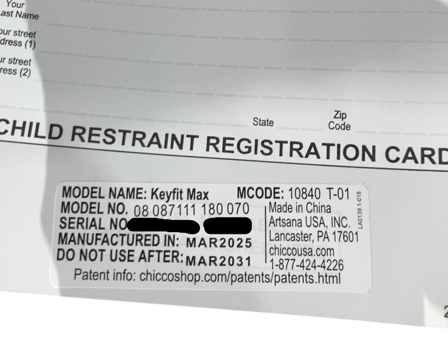 Shop Chicco KeyFit Max ClearTex Infant Car Seat and Base, Legend, 2025 at GoodBuy Gear