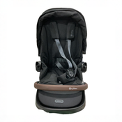 Shop Cybex Gazelle S Seat Unit, Brown Bumper Bar, Moon Black at GoodBuy Gear