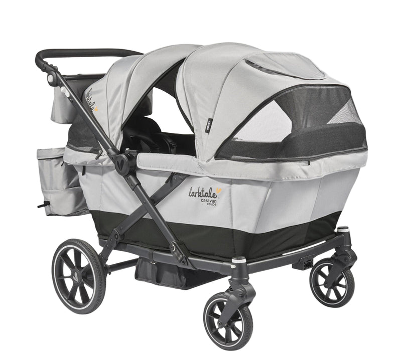 Larktale Caravan Coupe Quad Stroller Wagon, 2024, Gray/Black