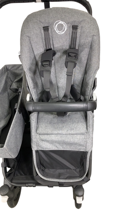 Shop Bugaboo Donkey 5 Mono Stroller, Black, Grey Melange, 2024, without Canopy at GoodBuy Gear