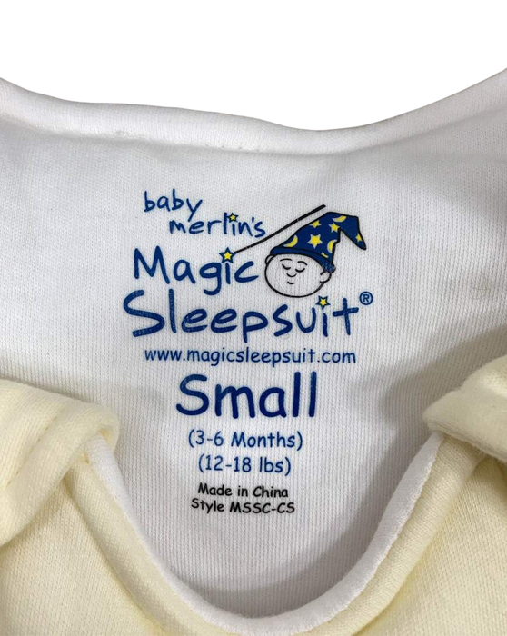 Shop Baby Merlin's Magic Sleepsuit, Cotton, Small 3-6 Months, Yellow at GoodBuy Gear